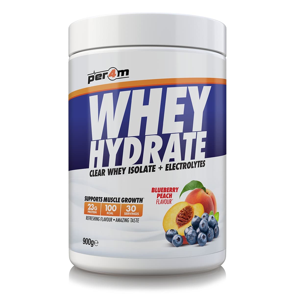 Per4m Whey Hydrate Blueberry Peach 900g by Per4m