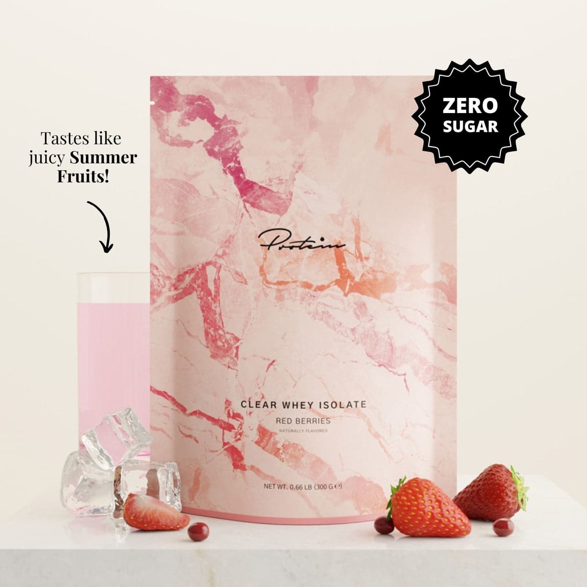 Protein Works Clear Whey Protein Red Berries 300g by Protein Works