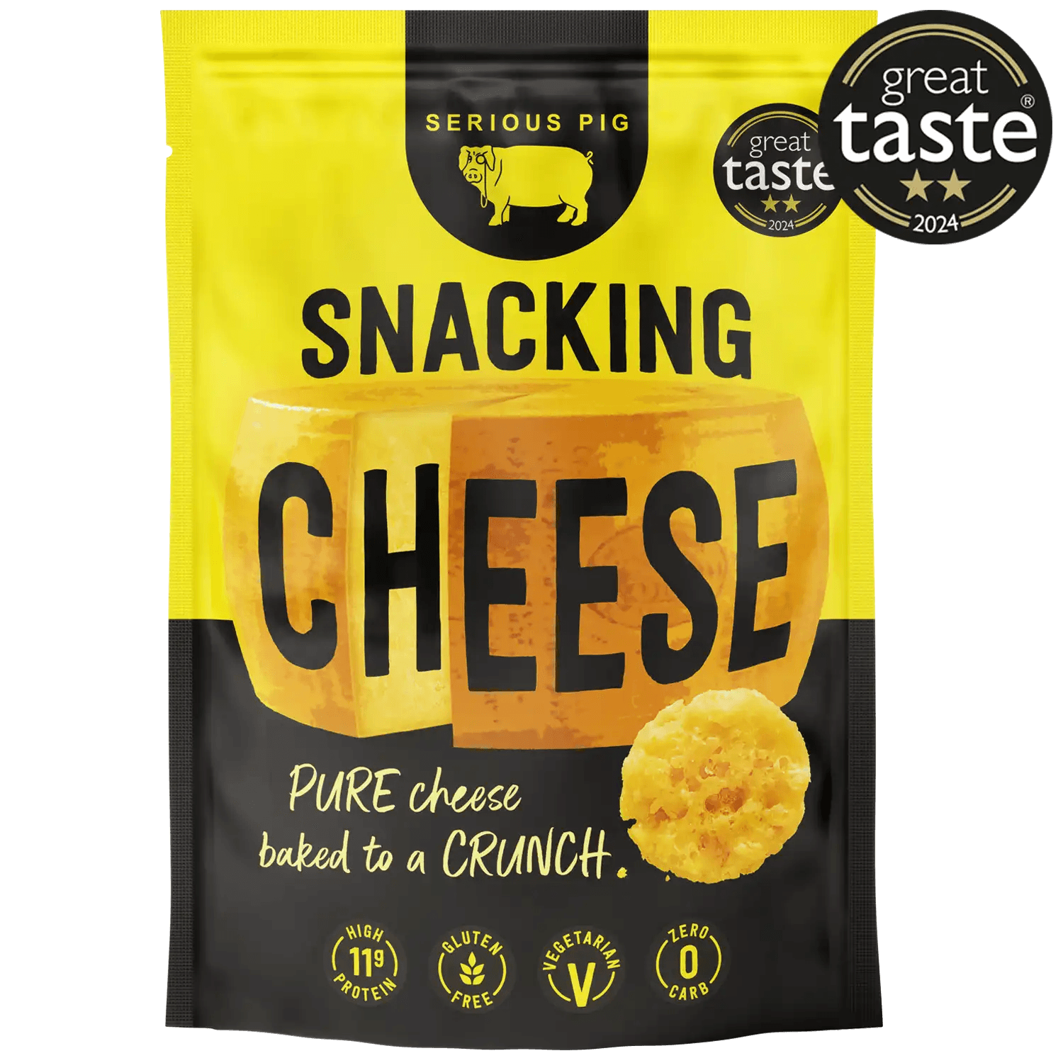 Serious Pig Crunchy Snacking Cheese - Classic by Serious Pig