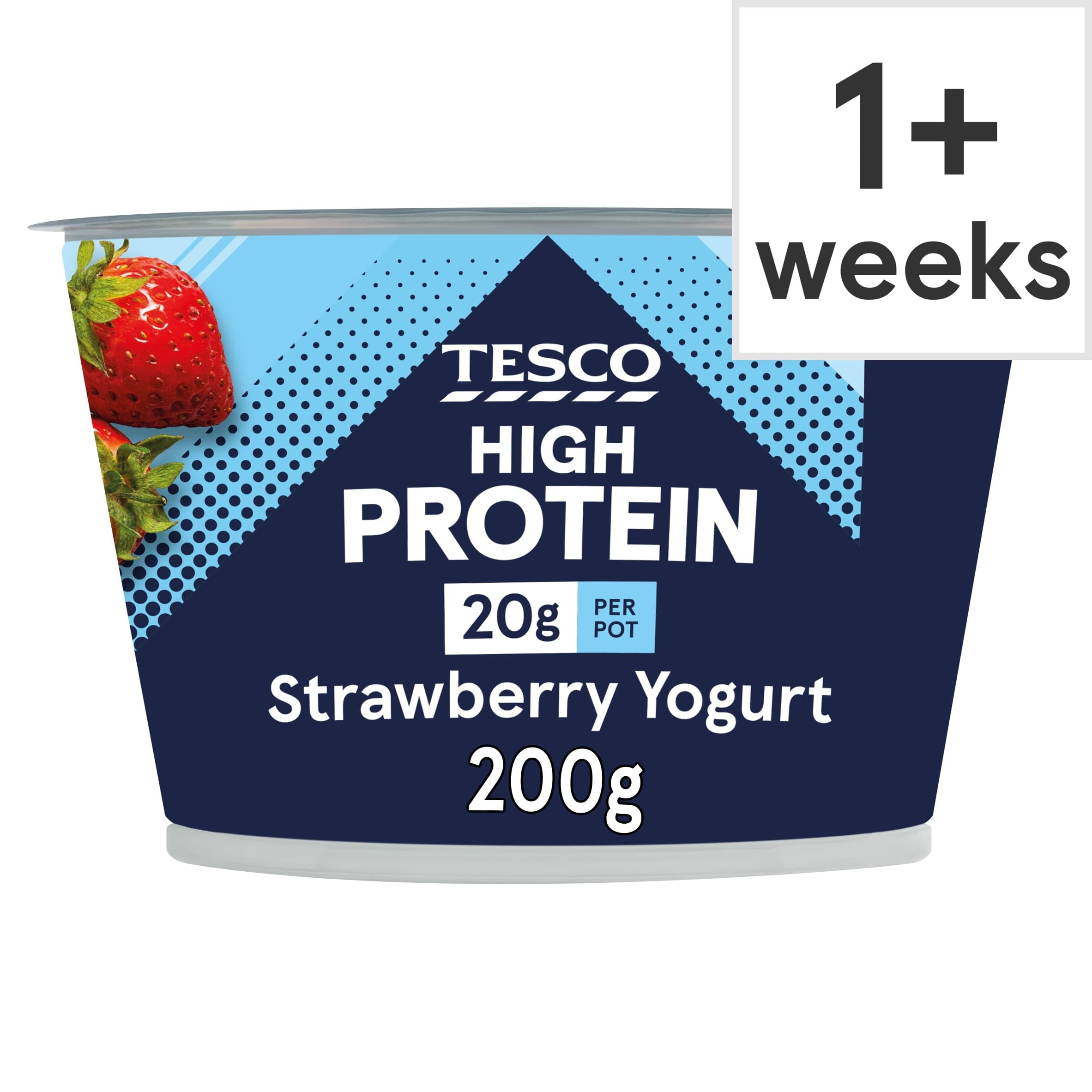 Tesco High Protein Strawberry Yogurt 200g by Tesco