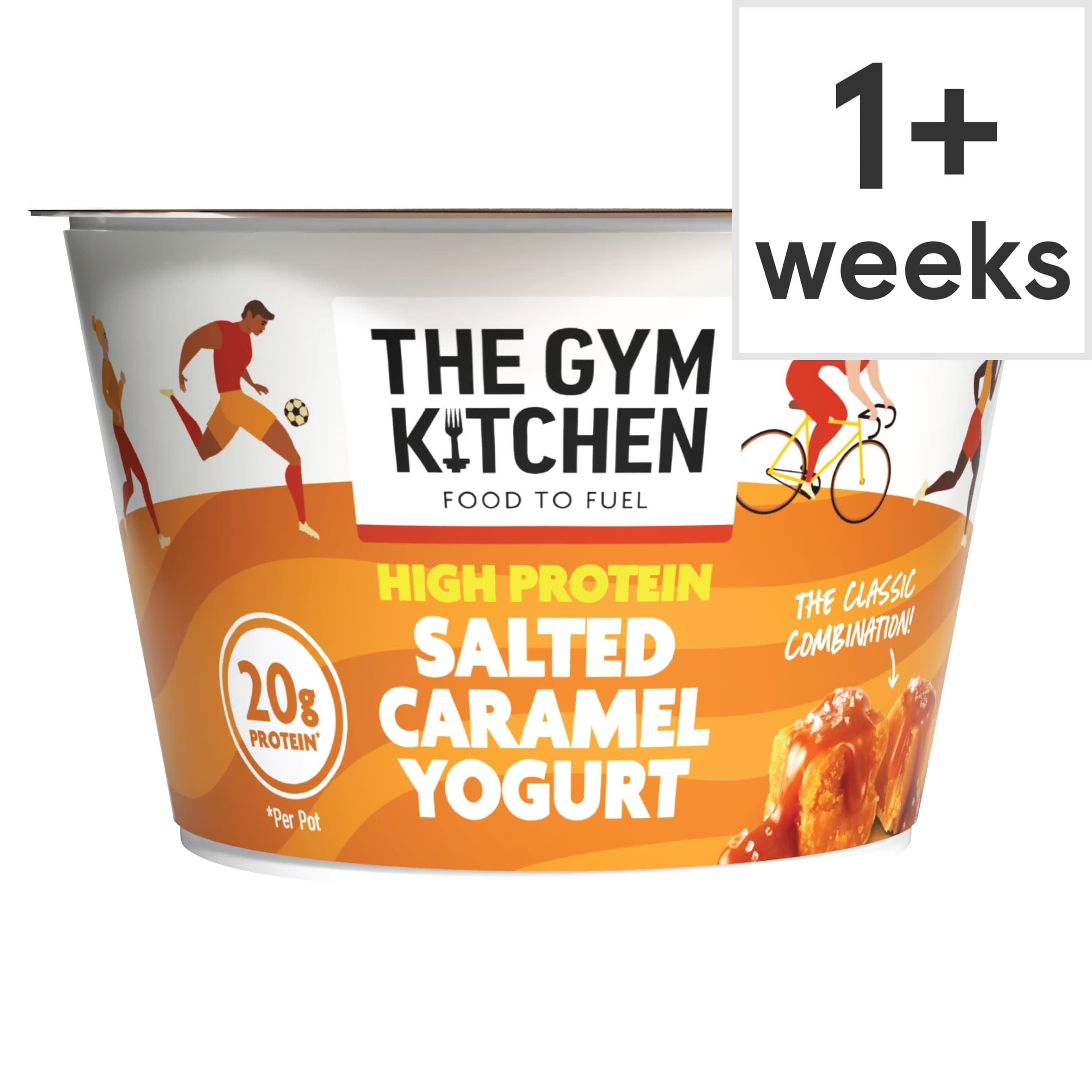 The Gym Kitchen High Protein Salted Caramel Yogurt 200g by The Gym Kitchen