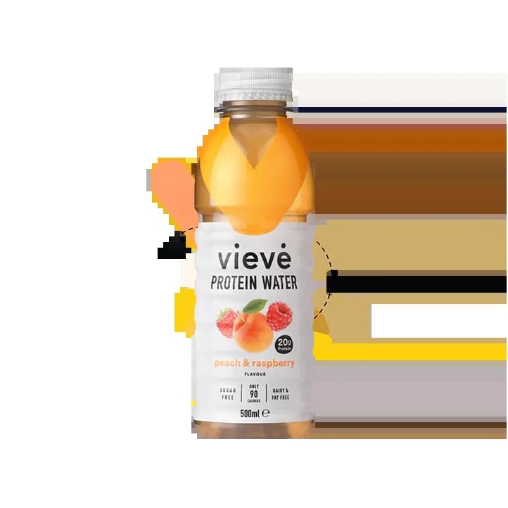 Vieve Protein Water Peach & Raspberry 500ml by Vieve