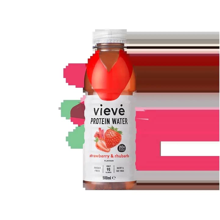 Vieve Protein Water Strawberry & Rhubarb 500ml by Vieve