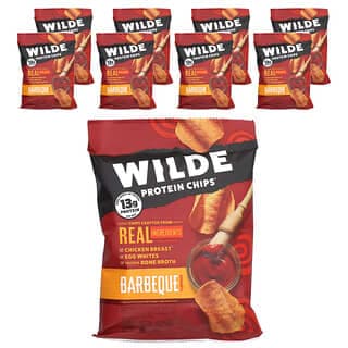 Wilde Protein Chips Barbeque 8x38g by Wilde