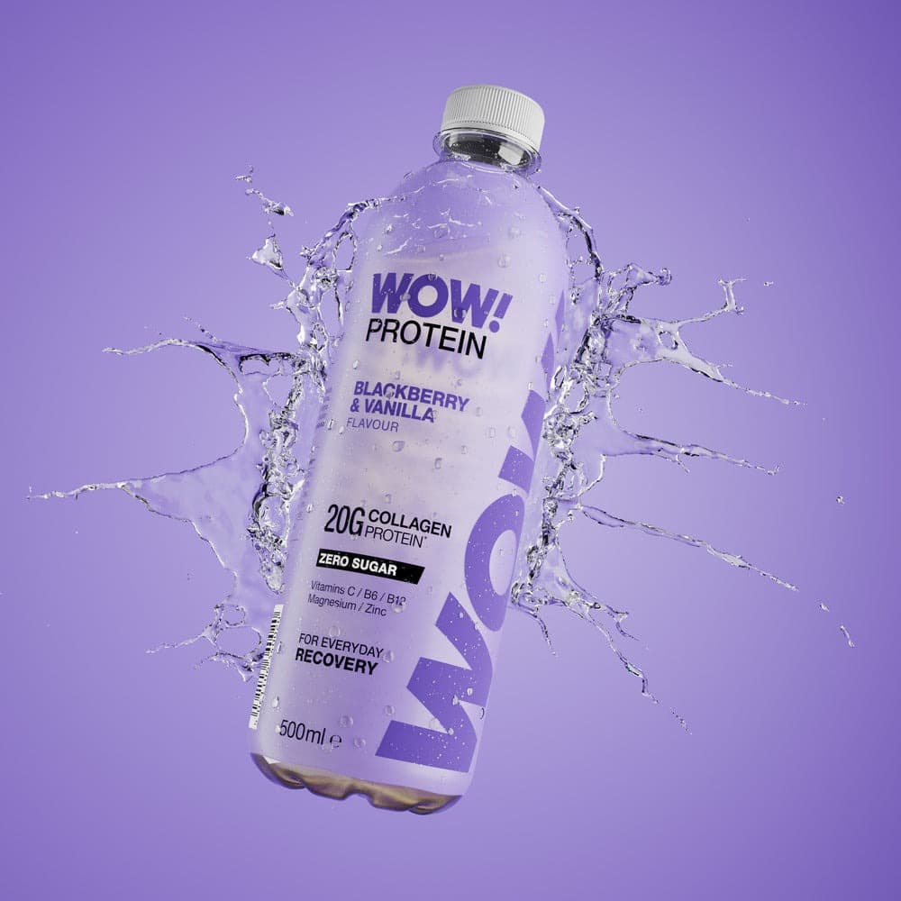 WOW Hydrate Protein Water Pro Blackberry & Vanilla 500ml by WOW Hydrate