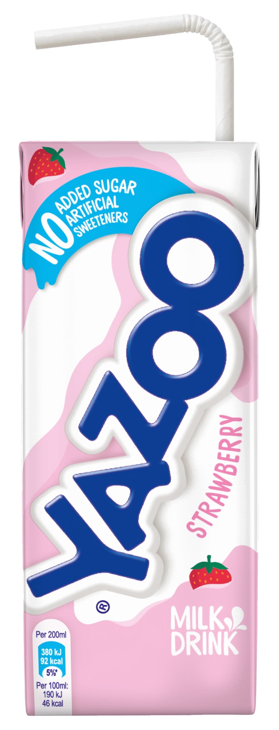 Yazoo Strawberry No Added Sugar 200ml by Yazoo