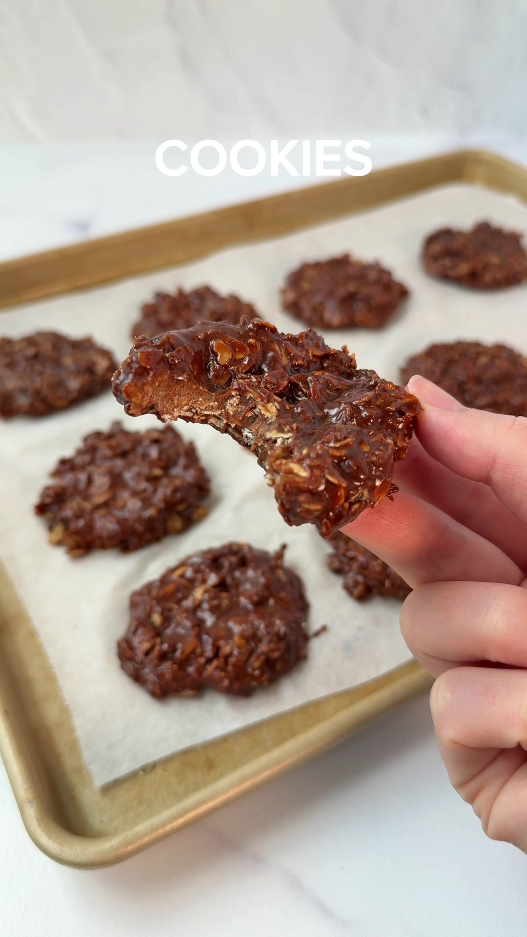No-Bake Chocolate PB Cookies