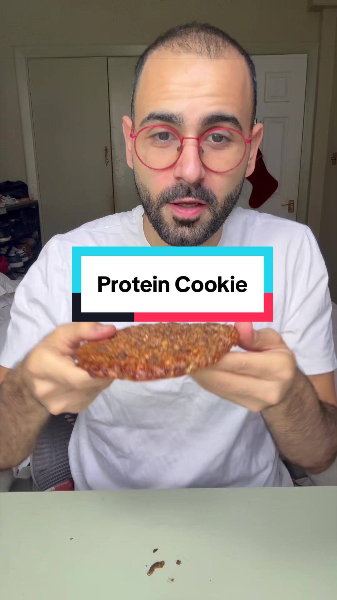 Nutella-Stuffed Breakfast Protein Cookie