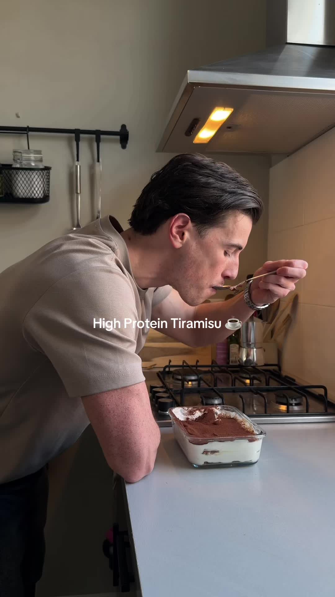 High-Protein Greek Yogurt Tiramisu