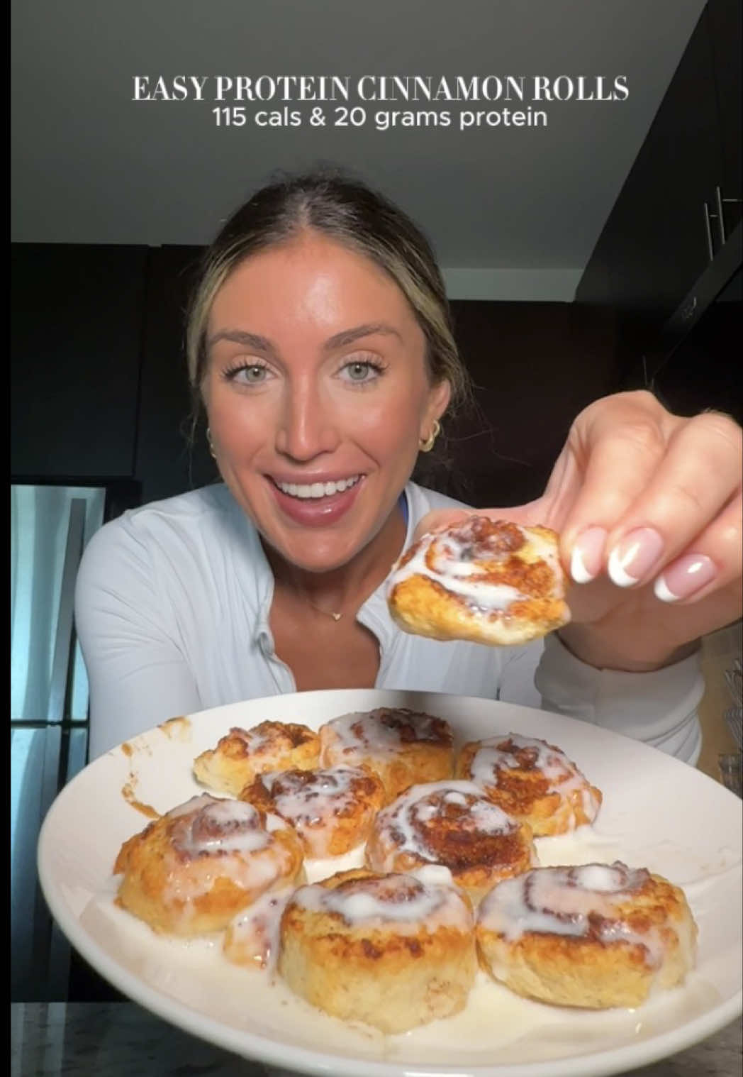 Single-Serve Air Fryer Cinnamon Rolls