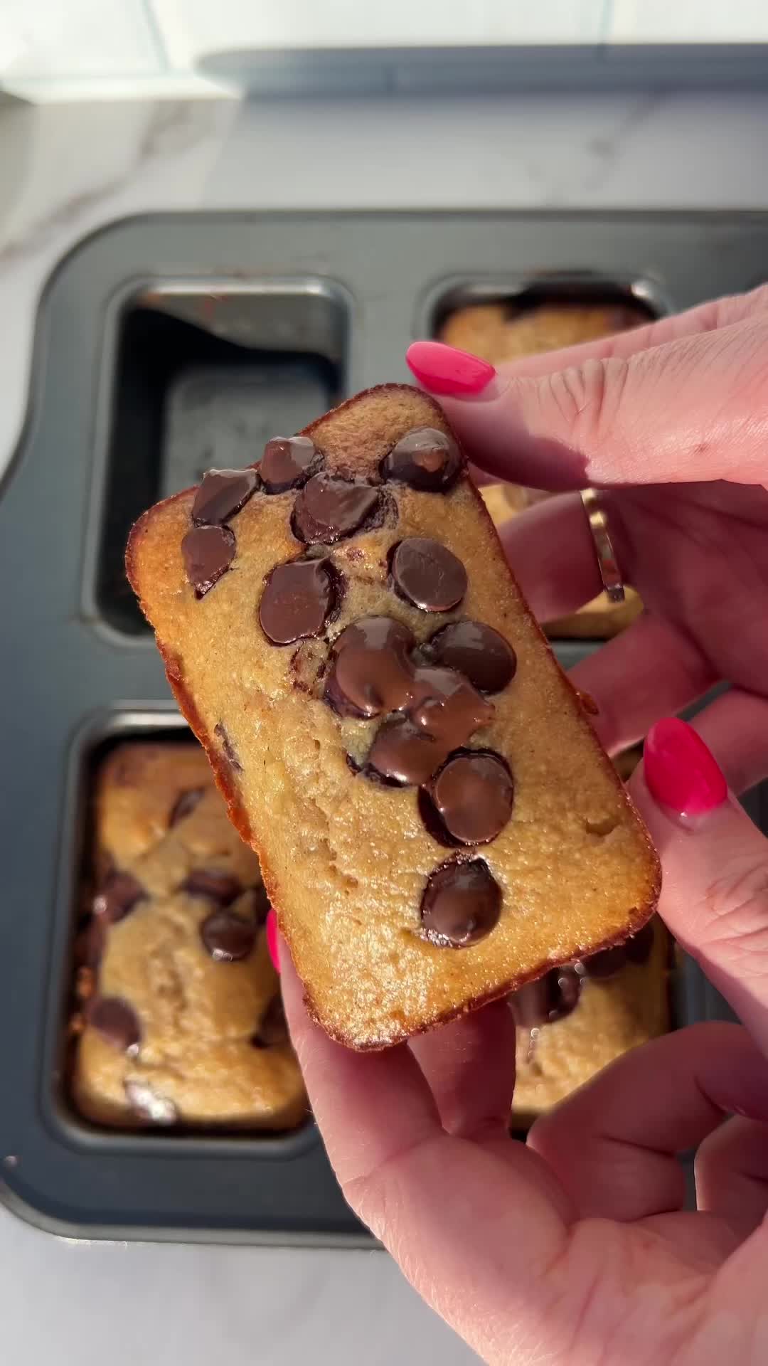 High Protein Mini Banana Bread