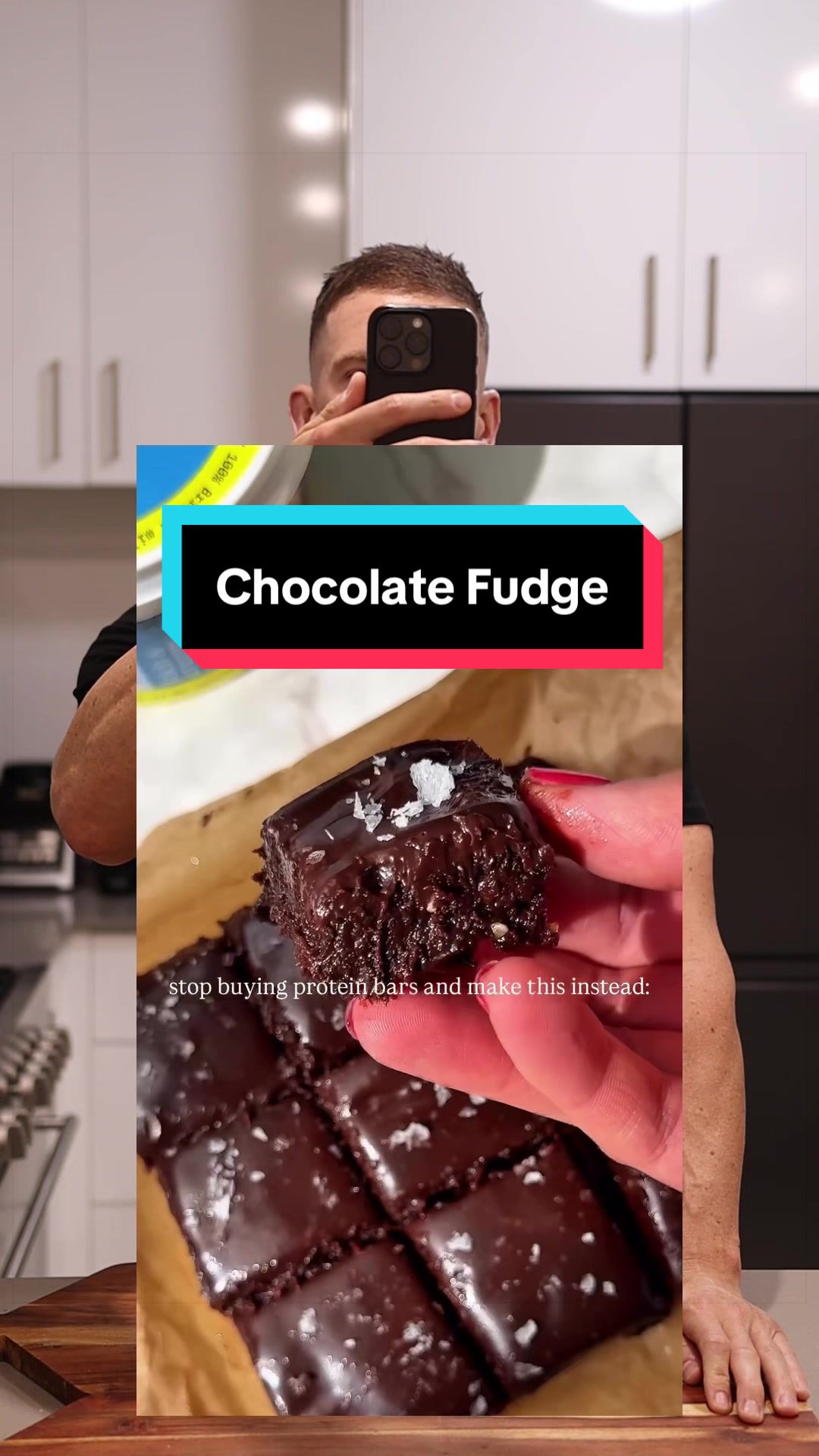 High Protein Chocolate Fudge Squares