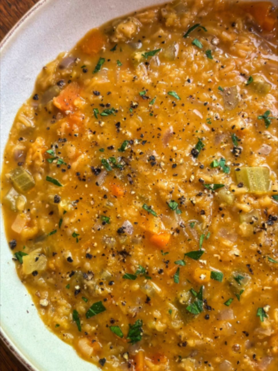 High-Protein Red Lentil Soup