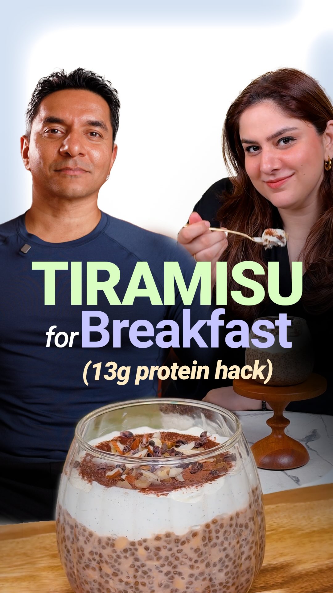 Tiramisu Overnight Oats (13g Protein)