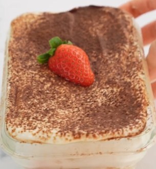 High-Protein Tiramisu (Microwave Sponge)