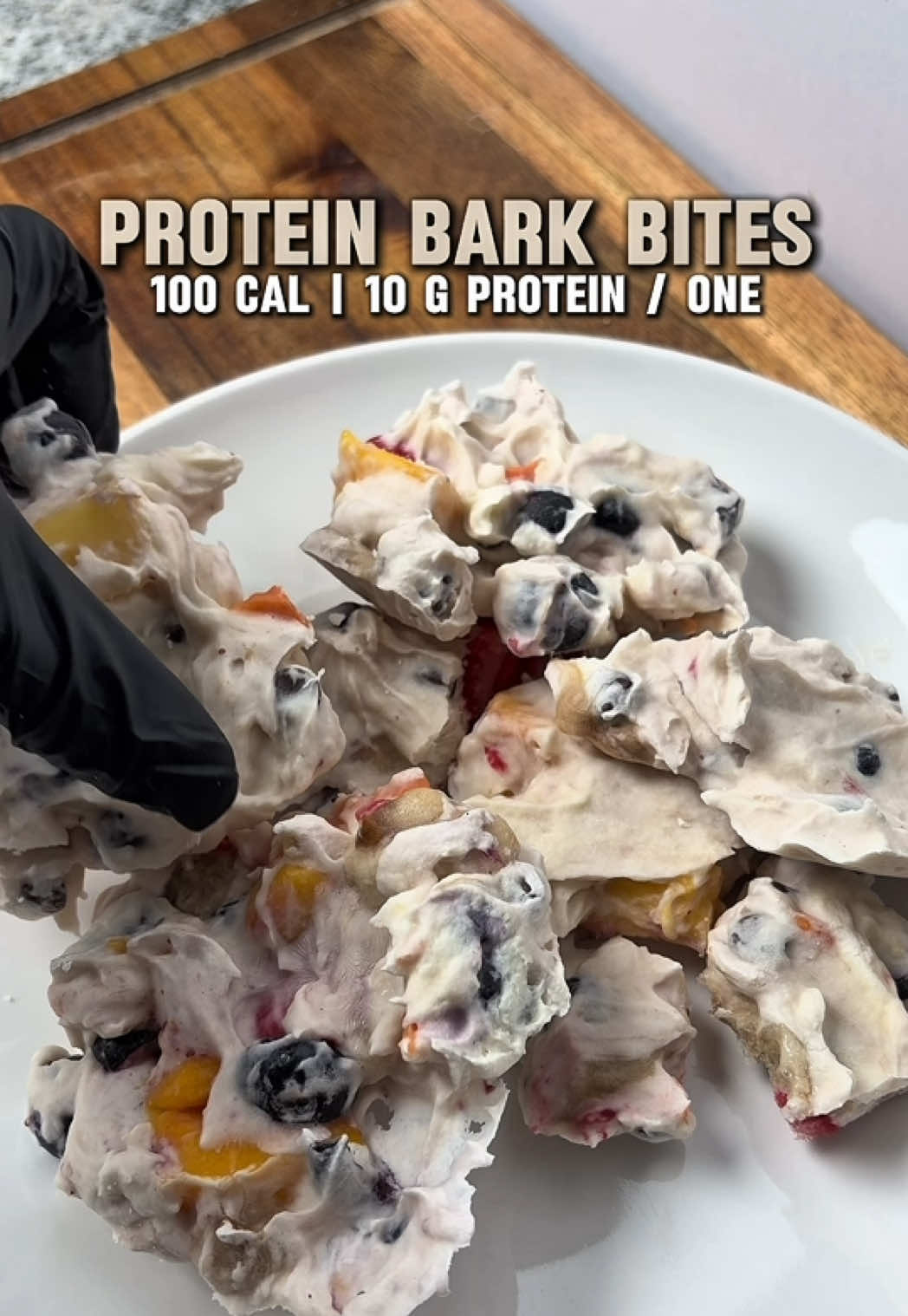 Frozen Yogurt Fruit Bark