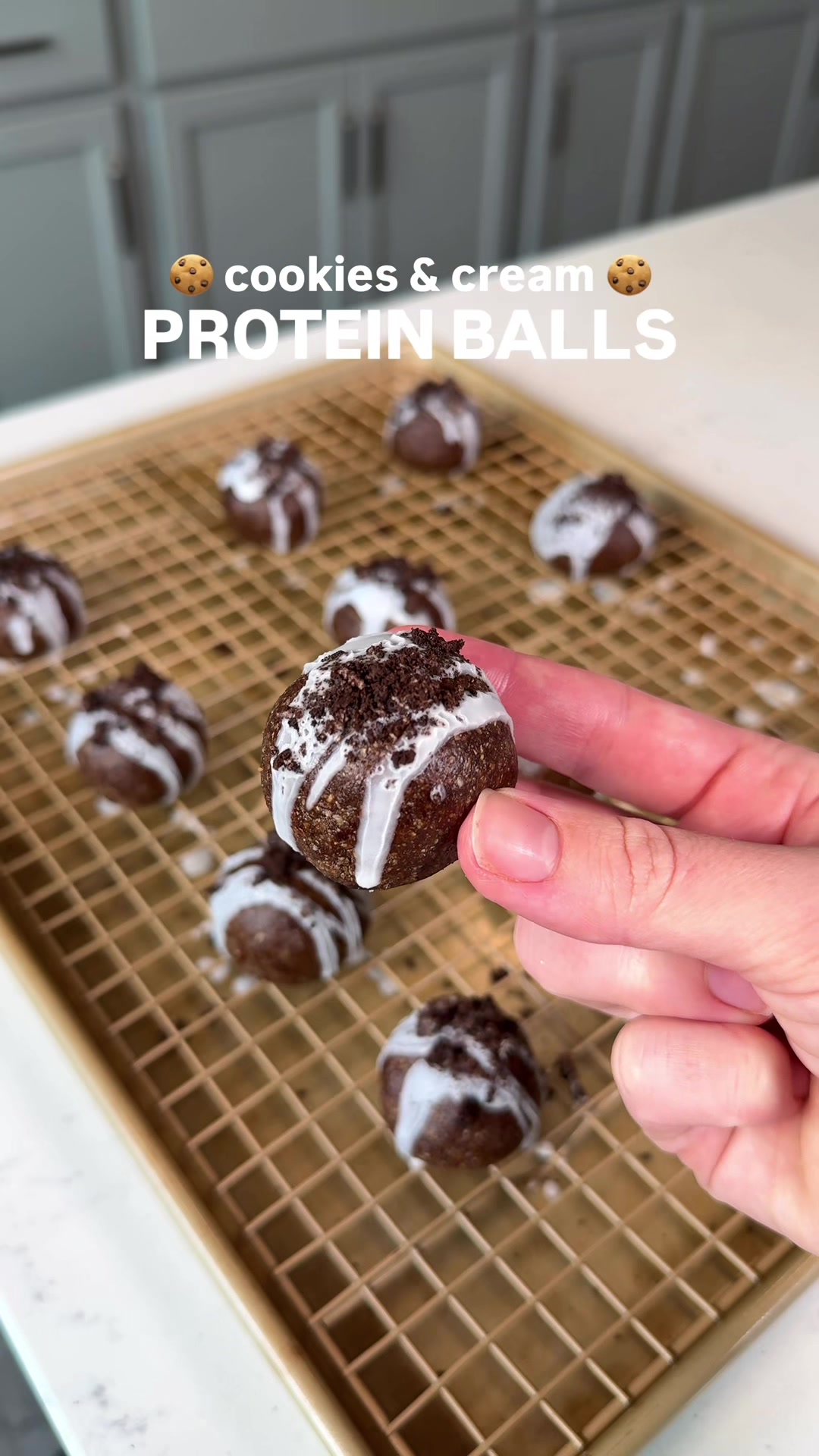 Cookies & Cream Protein Balls