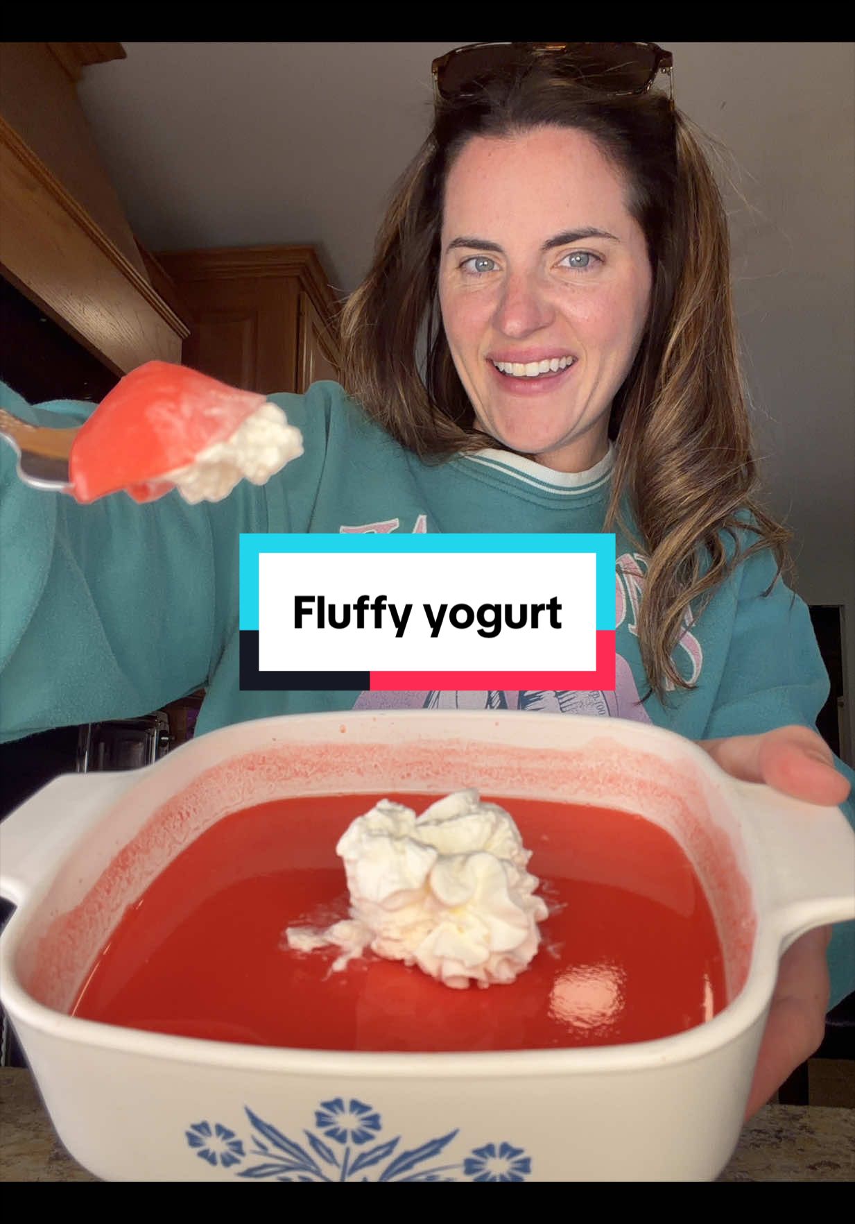 Fluffy Strawberry Protein Yogurt