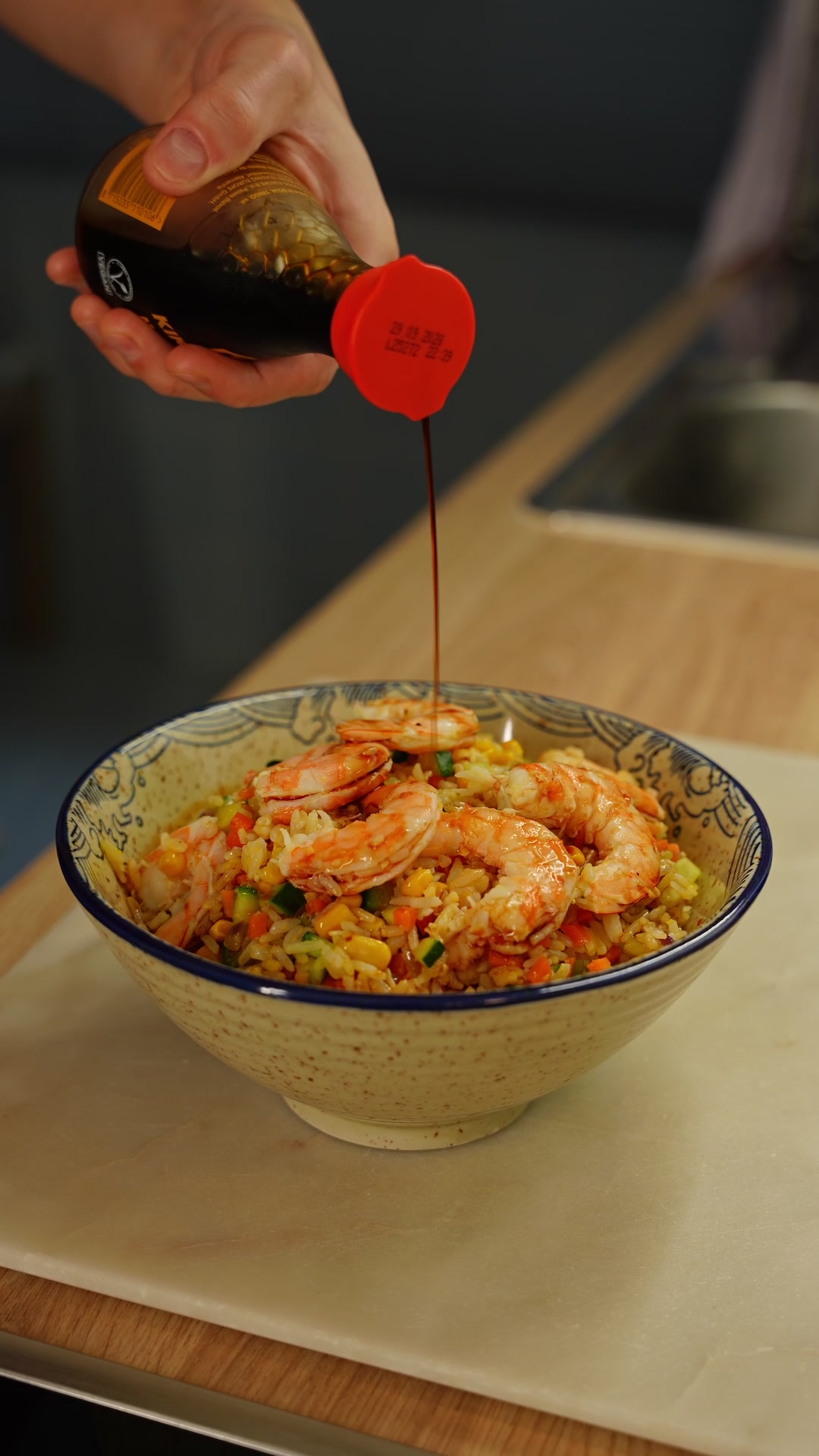 Golden Shrimp Fried Rice