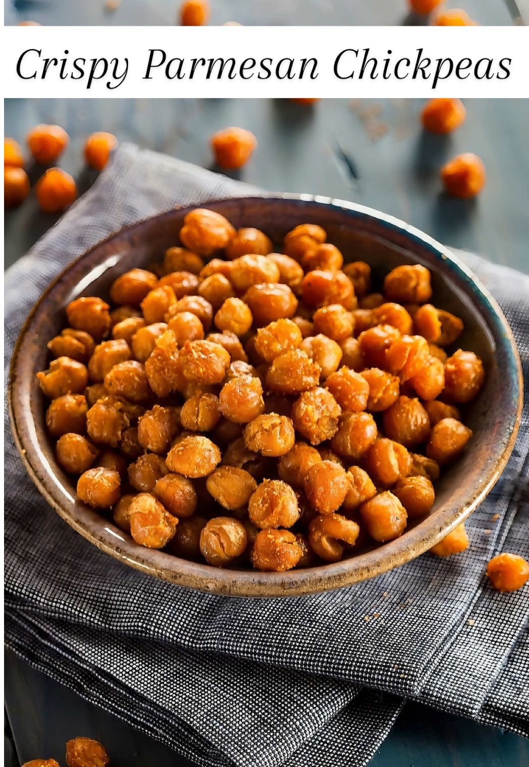 Crispy Parmesan Chickpeas